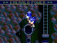 une photo d'Ã©cran de Sonic Spinball sur Sega Megadrive